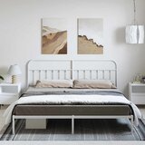  Metalni okvir za krevet s uzglavljem bijeli 183x213 cm | Eponuda.ba