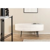 Venture Home ovalni tabure Otto 100 × 40 × 41 cm, bijela Cijene