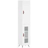 Maison Chic Visoka omara - Komoda - Predalnik bela 34,5x34x180 cm inženirski les, (21719044) Cene