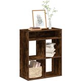 vidaXL Ormar za knjige dimljeni hrast 66x31x80 cm konstruirano drvo Cijene