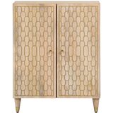  Bočni ormarić 60 x 33 x 75 cm od masivnog drva manga | shoptok.hr