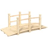  Vrtni most s ogradama 150 x 67 x 56 cm od masivnog drva smreke | shoptok.hr