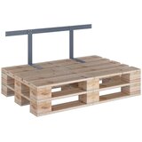  Naslon za sofu od paleta svjetlosivi 110 cm željezni | shoptok.hr
