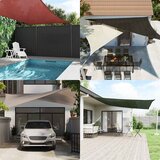  Jedro za zaštitu od sunca 160 g/m² pravokutno plavo 5x6 m HDPE | shoptok.hr