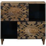  Kreveta s pohranom Smeđa 80 x 33,5 x 75 cm Čvrsto drvo manga | shoptok.hr