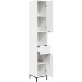  Kupaonski ormar s vratima Visoki sjaj bijela 31,5 x 33 x 190 cm | Eponuda.com