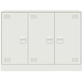 vidaXL Komoda bela 99x39x73 cm jeklo | Shoptok.si