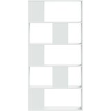 vidaXL Regal za knjige 5 razina bijeli 80,5 x 23,5 x 162,5 cm drveni | shoptok.hr