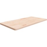  Kupaonska radna ploča 100x50x2,5 cm netretirano masivno drvo | shoptok.hr