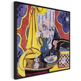  Slika - Henri Matisse – Harmony in Yellow 80x80 U crnom drvenom okviru | shoptok.hr