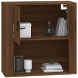  Stenska omarica rjav hrast 80x33x80 cm inženirski les, (20653914) | Shoptok.si