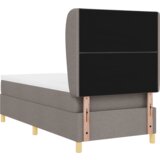 Box Spring Krevet s Madracem Taupe 100x200 cm Tkanina | shoptok.hr