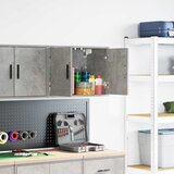  Garažni zidni ormarić betonsko sivo konstruirano drvo | shoptok.hr