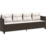  5-dijelni set vrtnih sofa s jastucima poliratan smeđi | shoptok.hr