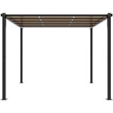  Vrtni gazebo Antracit 3x3 m Aluminij, (21830683) | Shoptok.si