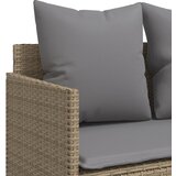  5-dijelni vrtni set sofa s jastucima bež od poliratana | shoptok.hr