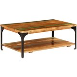  Stolić za kavu s policom od obnovljenog drva 100 x 60 x 35 cm Cijene