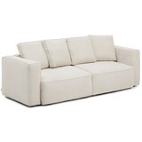 Kave Home Bež raztegljiva sedežna garnitura iz šenilje 236 cm Marela – | Shoptok.si