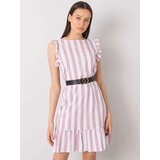 Italy Moda Dress-DHJ-SK-11595.24P-dark pink | Shoptok.si