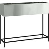  Povišeni Vrtni Planter Srebrno 100 x 26 x 82 cm Cinkani čelik | shoptok.hr