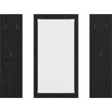 vidaXL Vješalica za kapute na zidu Crni hrast 96 x 1.5 x 90 cm | shoptok.hr