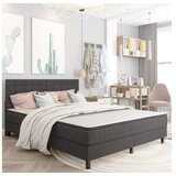  Posteljno vzglavje temno sivo blago 180x200 cm | Shoptok.si