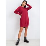 BASIC Feel Good Dress-RV-TU-5184.93P-burgundy | shoptok.hr