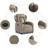  Električni naslonjač od umjetne kože boja cappuccina | shoptok.hr