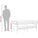  Dvosjed Chesterfield plavi od tkanine | shoptok.hr