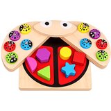  Wooden Ladybug Catching Game Educational Puzzle Ladybug Sorter | shoptok.hr