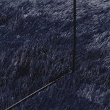  Čupavi tepih s visokim vlaknima tamnoplavi 120x120 cm poliester | shoptok.hr