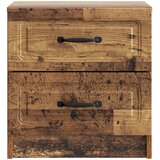  Noćni ormar s ladicama 2 pcs Staro drvo 43 x 34,5 x 44,5 cm | shoptok.hr