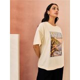Sinsay Pamučna majica s ljetnim printom | shoptok.hr