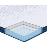  Jastučići za madrace Bijela i Plava 90 x 190 cm | shoptok.hr