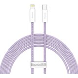 Baseus USB-C kabel za Lightning Dynamic Series, 20W, 2m (vijoličen), (20627819) | Shoptok.si