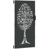  Vrtna vrata Crna 85 x 175 cm Čelik s praškastim premazom | shoptok.hr