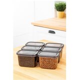 Hermia Posode za shranjevanje v kompletu 6 ks živil – Cene