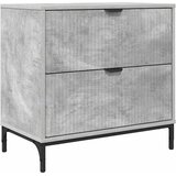  Noćni ormarić Beton siva 63.5 x 36 x 61 cm Konstruirano drvo | shoptok.hr