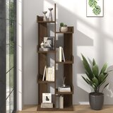 vidaXL knjižna omara 48x25,5x140 cm rjavi hrast konstruiran les Cene
