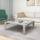  Klubska mizica betonsko siva 100x100x35 cm iverna plošča, (20624862) | Shoptok.si