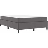  Krevetna konstrukcija Tamno siva 140 x 190 cm tkanina | shoptok.hr