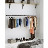  Set od 2 zidne vešalice za ramena LINEA, crna | Eponuda.com
