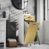 MID.YOU Srednje Visoka Omara Landos S, Bela, Barva Hrasta | Shoptok.si