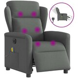 Maison Chic Električni masažni naslanjač - Relax naslanjač temno sivo blago, (22062247) | Shoptok.si