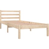 vidaXL Posteljni okvir iz trdne borovine 75x190 cm, (20884168) Cene