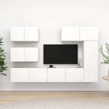  6-dijelni set TV ormarića bijeli od iverice | shoptok.hr