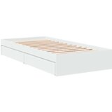  Okvir kreveta s ladicama bijelo 75x190 cm drveni | shoptok.hr