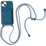 INORCO Zaščitna torbica za iPhone 14 Case Tekoči silikonski ovitek za telefon proti padcu z režo za kartice, trak, (22036178) Cene