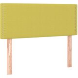vidaXL Posteljno vzglavje zeleno 90x5x78/88 cm blago, (20726203) Cene