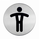 Durable piktogram - WC moški, fi 83mm (4905) DU490523 | Shoptok.si